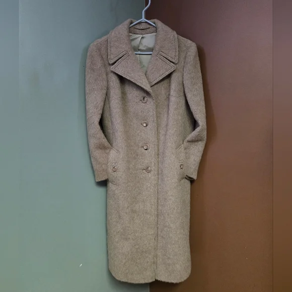 C&A Women's Tan Wool Coat - Picture 3 of 11